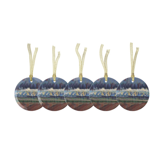 Glass Ornaments ... On-The-Prairie .. "The Storm Is Brewing" ... Central Idaho: November 2023 ... Original Works  ...