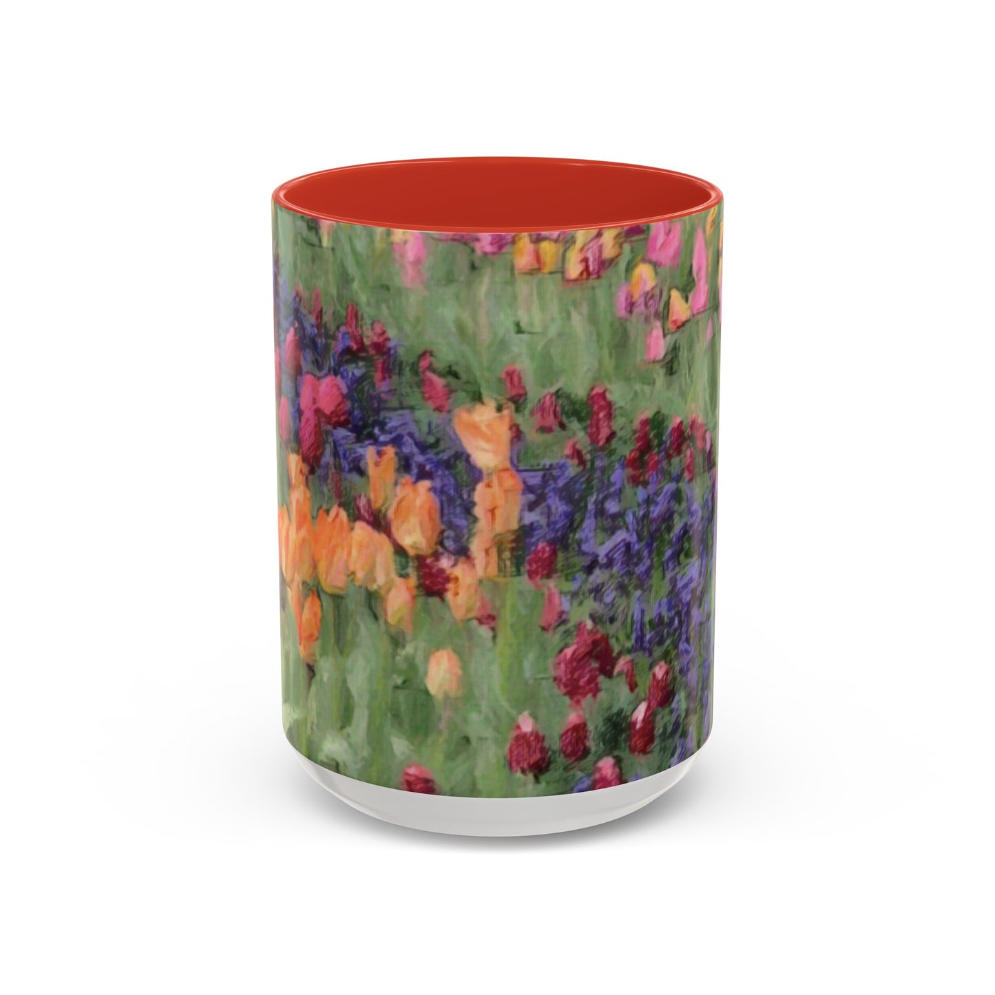 Accent Coffee Mug (11, 15oz) ... Skagit Valley Tulips ... Skagit Valley, Washington ... Family Archives ... Original Works ... Circa 1980's ...
