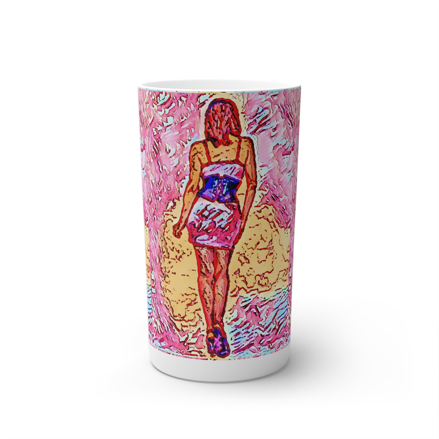 Conical Coffee Mugs (3oz, 8oz, 12oz) ...  I'll Walk 'A-Hundred-Miles' In Stilettos ... Original Works ... June 2023. Central Idaho, USA ...