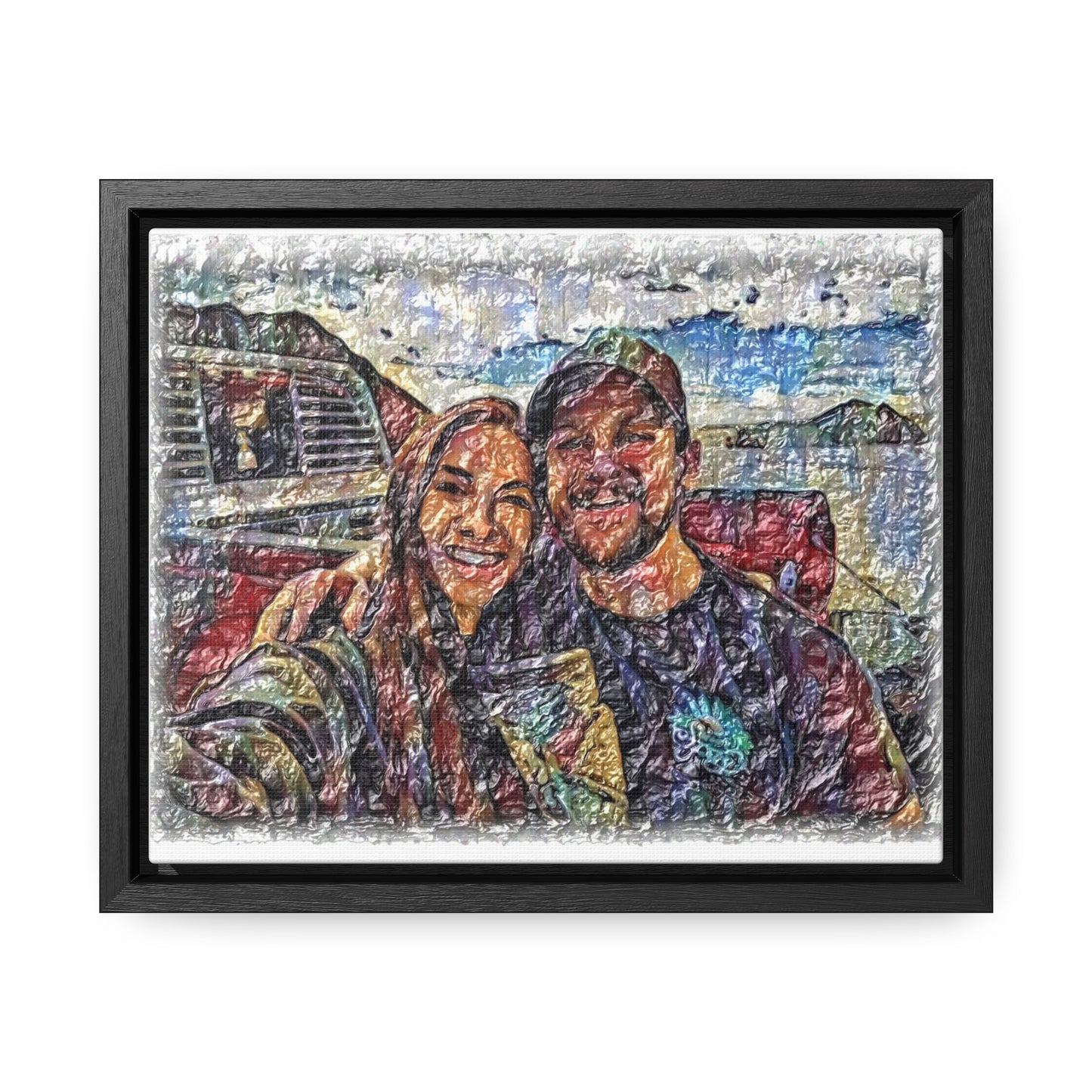 Gallery Canvas Wraps, Horizontal Frame ... "The Best Of Friends" ... Original Works ... December 2023 ... Central Idaho, USA.