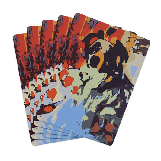 Custom Poker Cards ... Ozzy-Hippensteel ... "Don't Cry Now ... Dry-Your-Eyes ... On-The-Wind". Original Works. May 2023.
