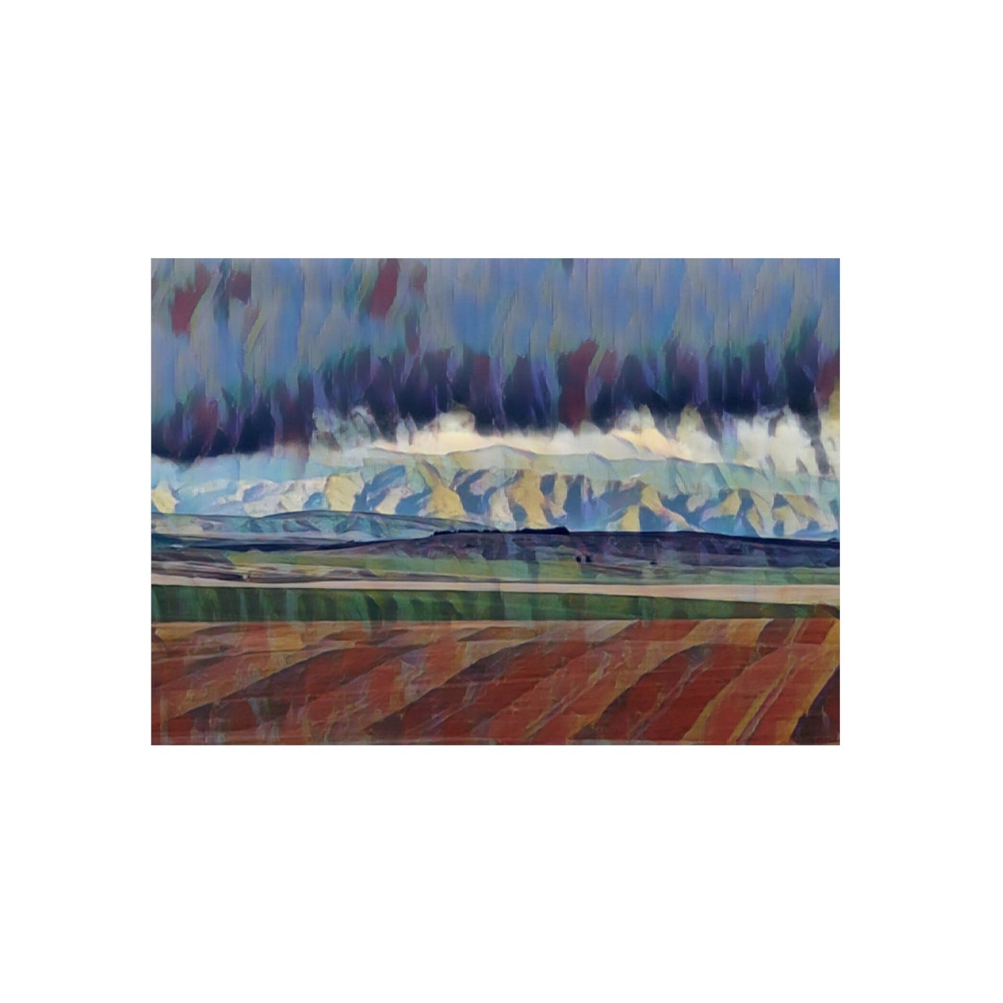 Aluminum Composite Panels ... On-The-Prairie .. "The Storm Is Brewing" ... Central Idaho: November 2023 ... Original Works ...