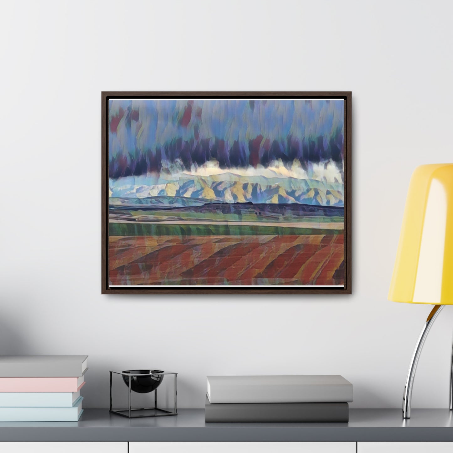 Gallery Canvas Wraps, Horizontal Frame ... On-The-Prairie .. "The Storm Is Brewing" ... Central Idaho: November 2023 ... Original Works ...