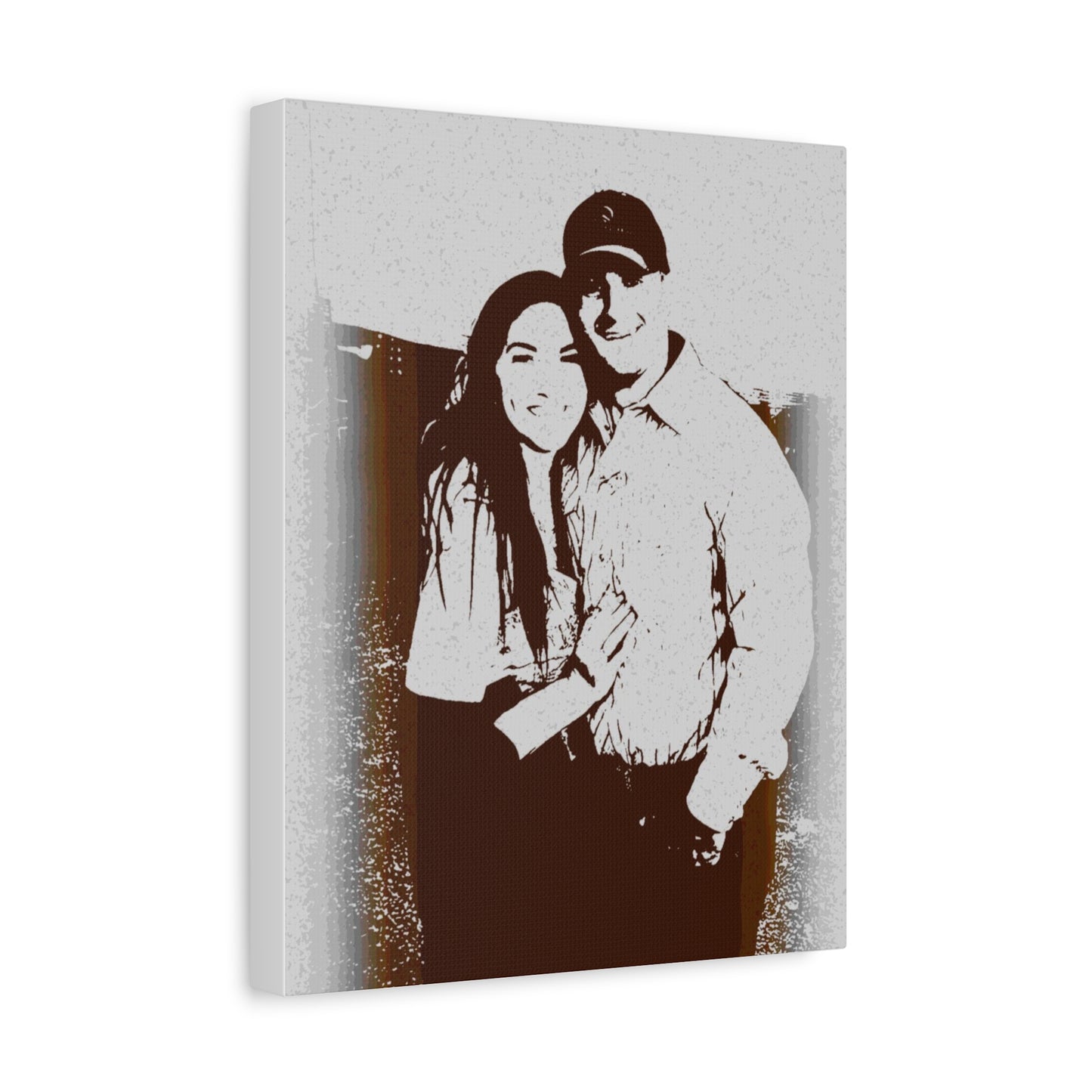 Matte Canvas, Stretched, 1.25" ... "The Best Of Friends" ... Original Works ... December 2023 ... Central Idaho, USA.