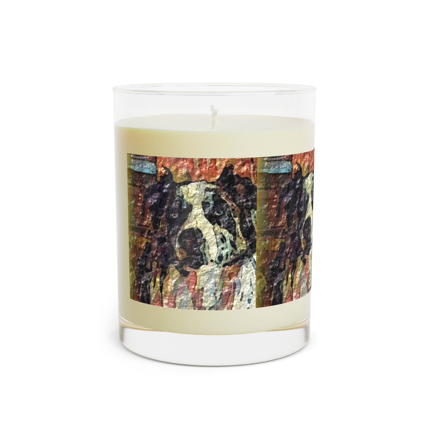 Scented Candle - Full Glass, 11oz ... Ozzy-Hippensteel ... "Don't Cry Now ... Dry-Your-Eyes ... On-The-Wind". Original Works. May 2023.
