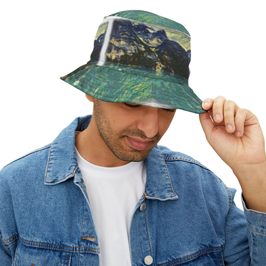 Bucket Hat (AOP) ... Tracy Arm Fjord ... South Of Skagway, Alaska ... Summer: June 2024 ... Original Works ...