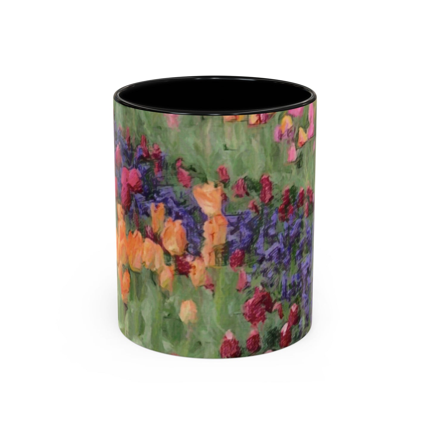 Accent Coffee Mug (11, 15oz) ... Skagit Valley Tulips ... Skagit Valley, Washington ... Family Archives ... Original Works ... Circa 1980's ...