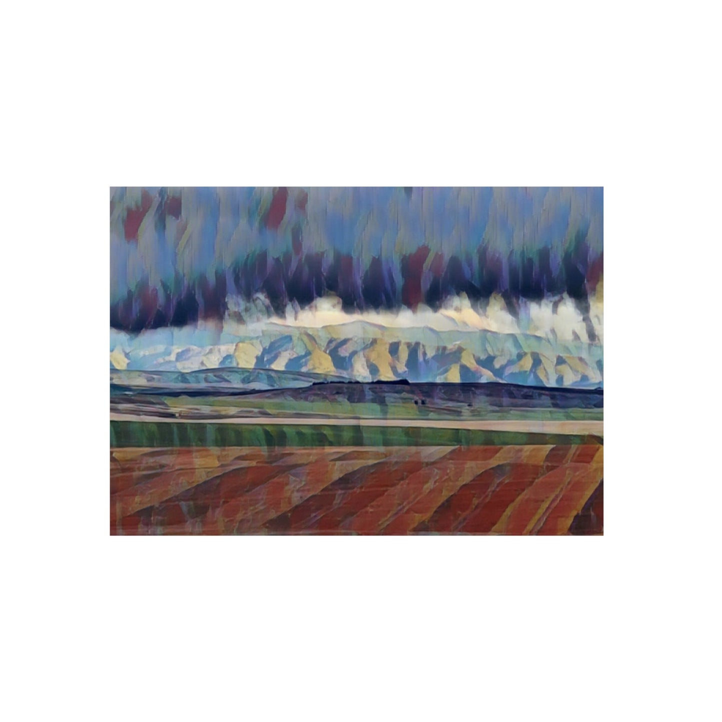 Aluminum Composite Panels ... On-The-Prairie .. "The Storm Is Brewing" ... Central Idaho: November 2023 ... Original Works ...