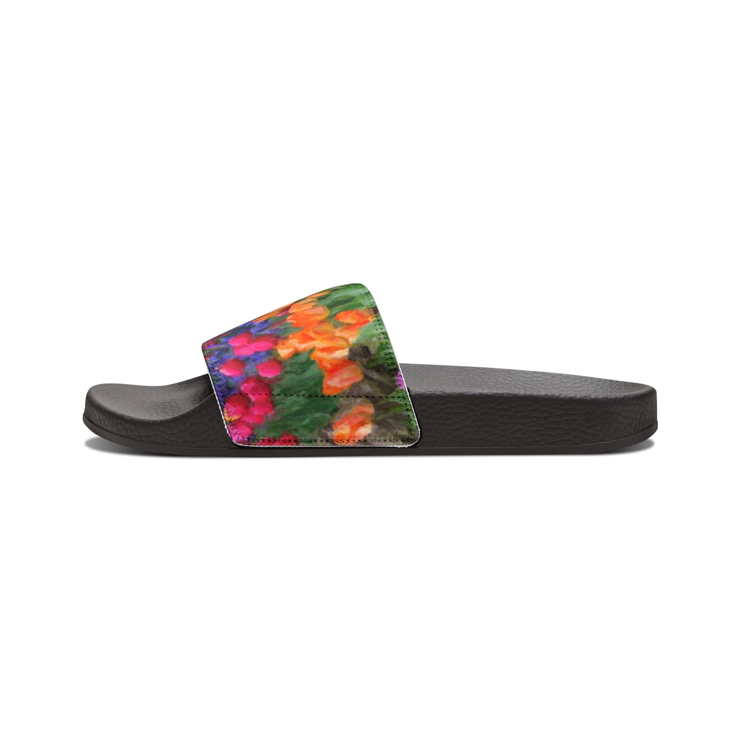 Men's PU Slide Sandals ... Skagit Valley Tulips ... Skagit Valley, Washington ... Family Archives ... Original Works ... Circa 1980's ...