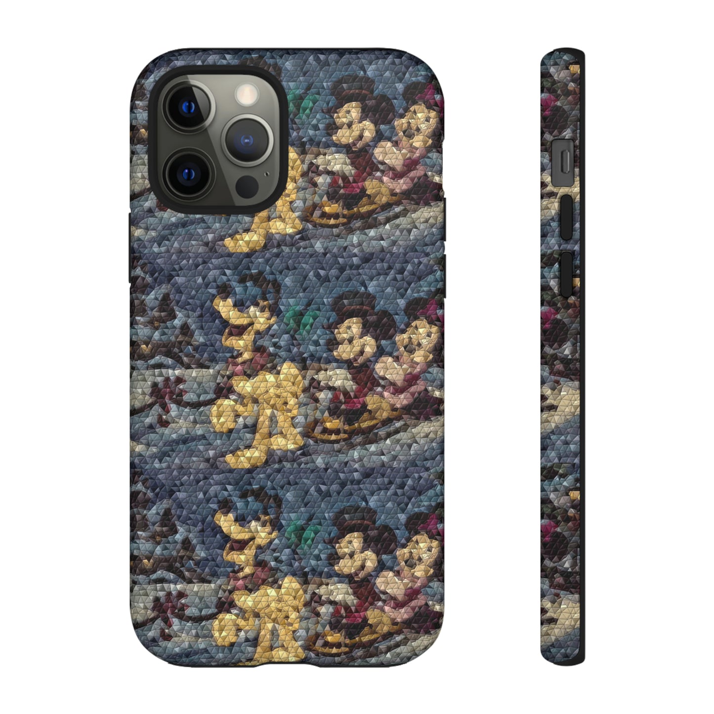 Tough Cases ... Mickey_N_Minnie Mouse & Pluto ... "A Winter Sleigh Ride" ... Original Works. Winter 2023 ...