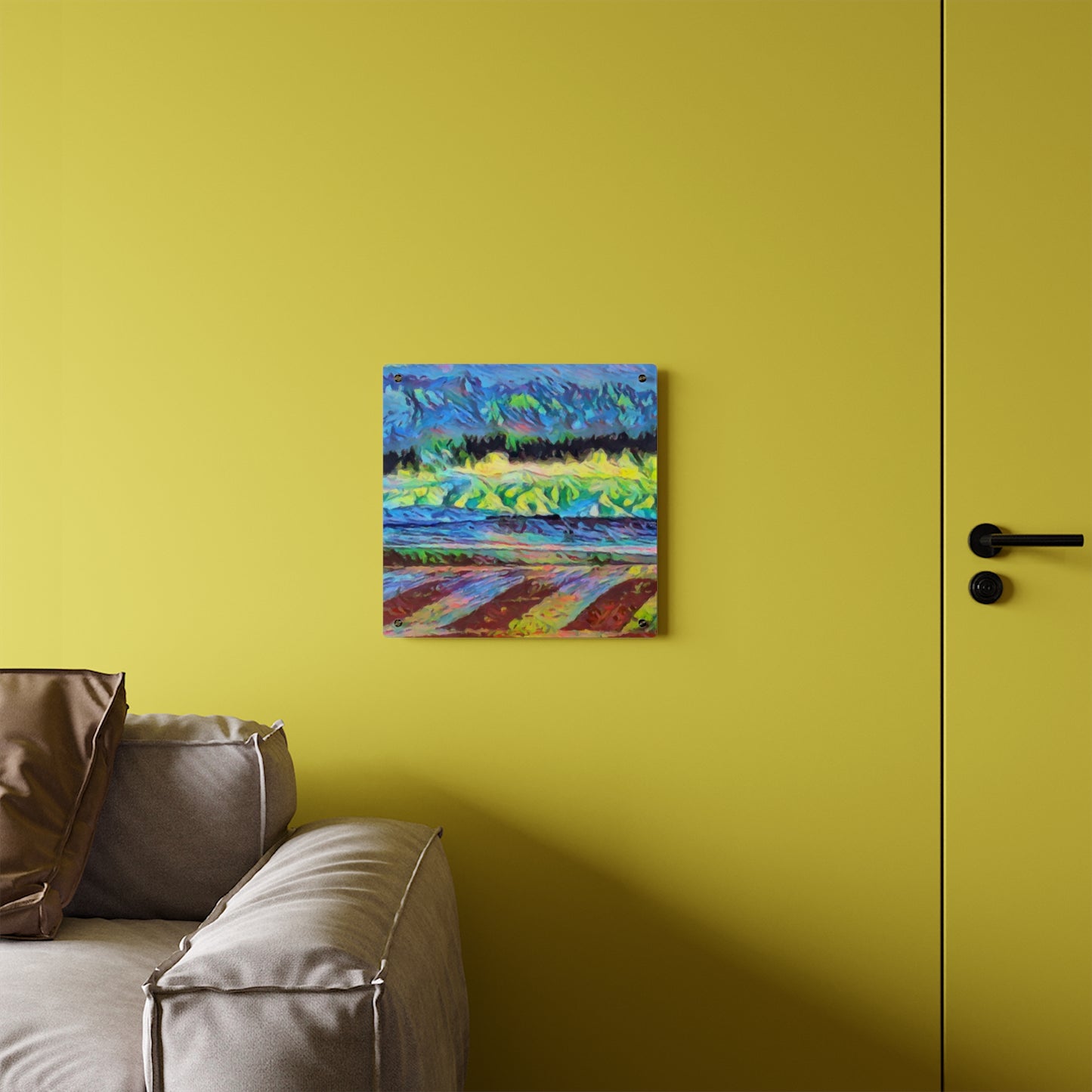 Acrylic Wall Art Panels ... On-The-Prairie .. "The Storm Is Brewing" ... Central Idaho: November 2023 ... Original Works ...