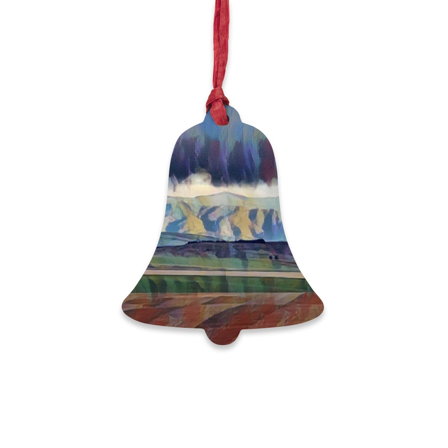 Wooden Ornaments ... On-The-Prairie .. "The Storm Is Brewing" ... Central Idaho: November 2023 ... Original Works  ...
