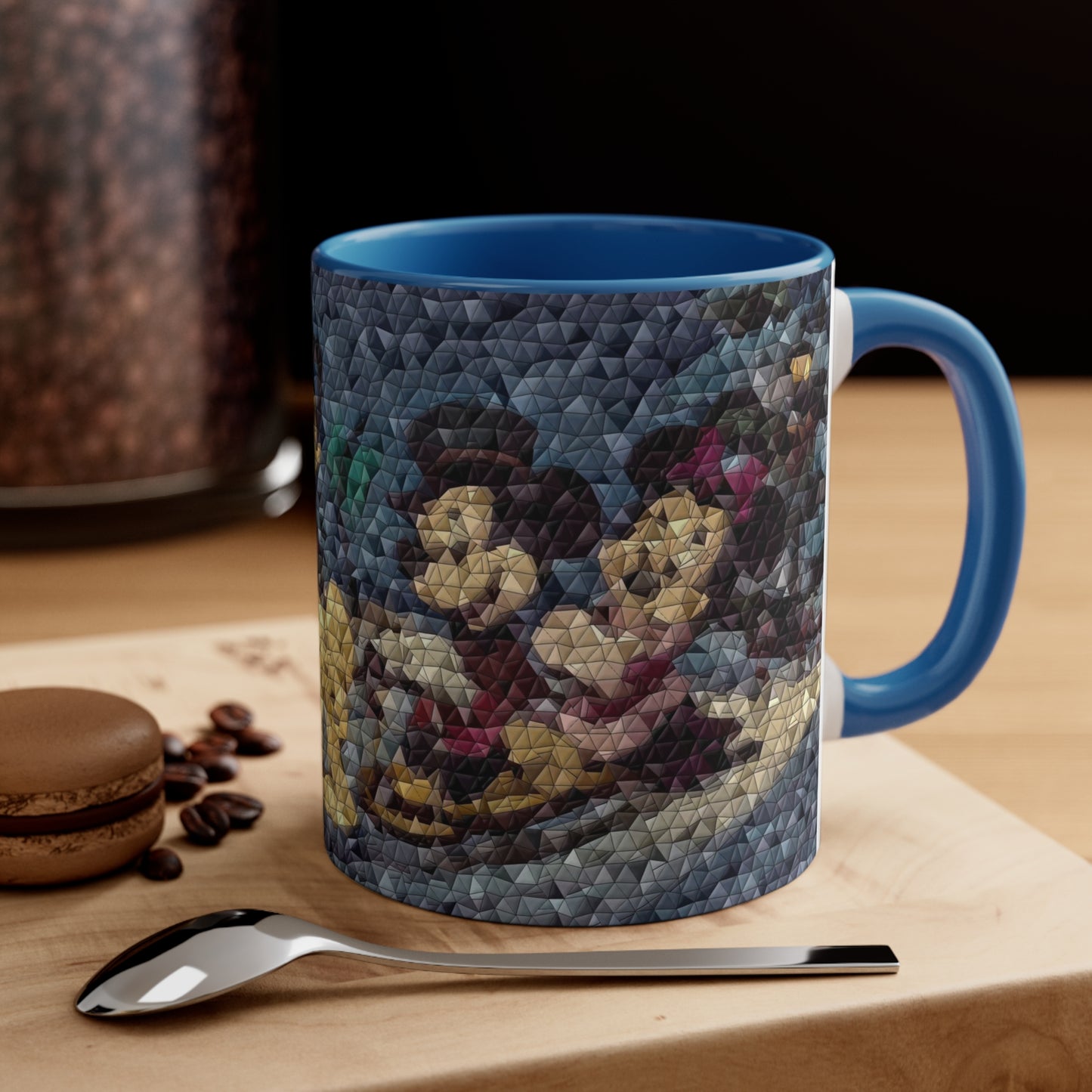 Accent Coffee Mug, 11oz ... Mickey_N_Minnie Mouse & Pluto ... "A Winter Sleigh Ride" ... Original Works. Winter 2023 ...