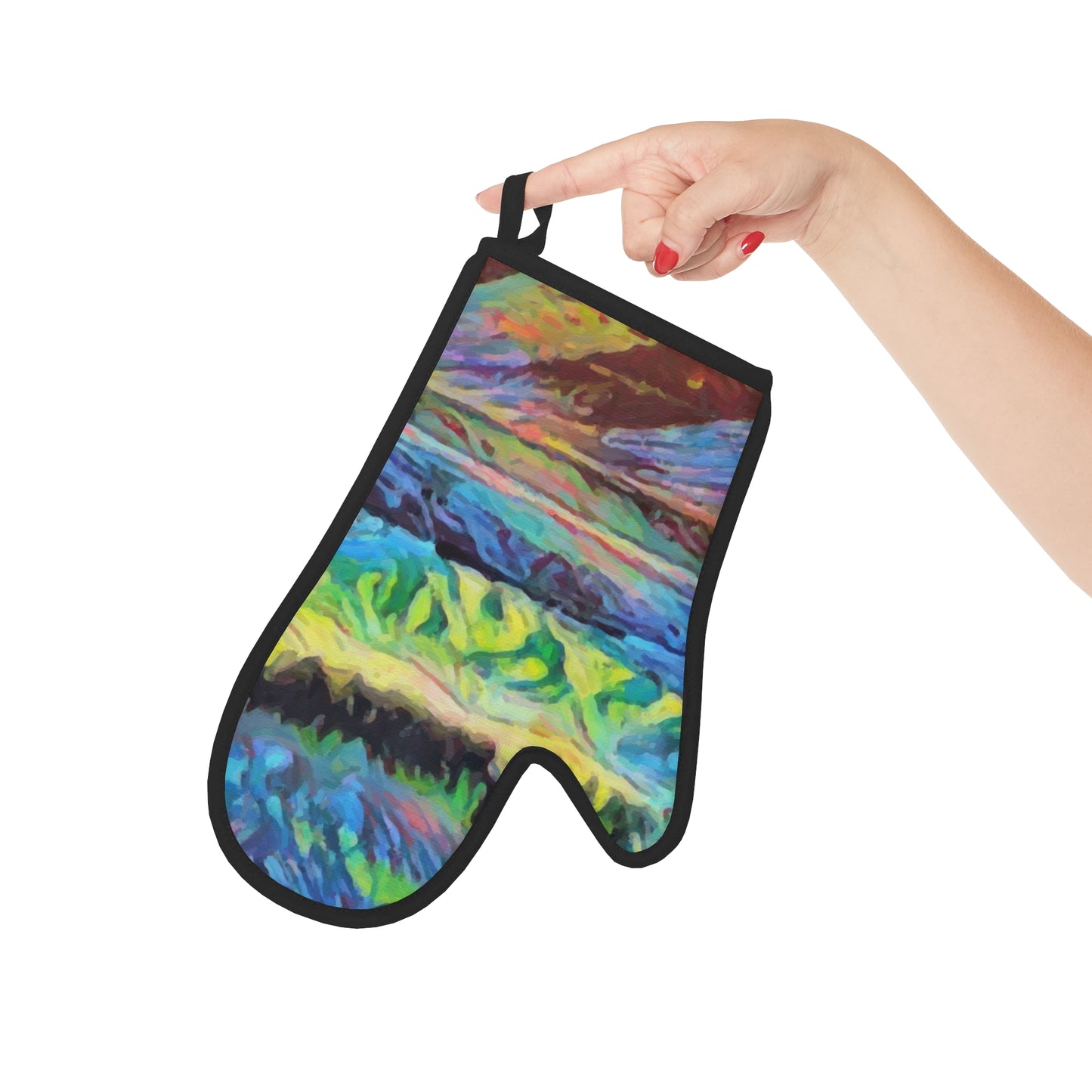 Oven Glove ...  On-The-Prairie .. "The Storm Is Brewing" ... Central Idaho: November 2023 ... Original Works ...