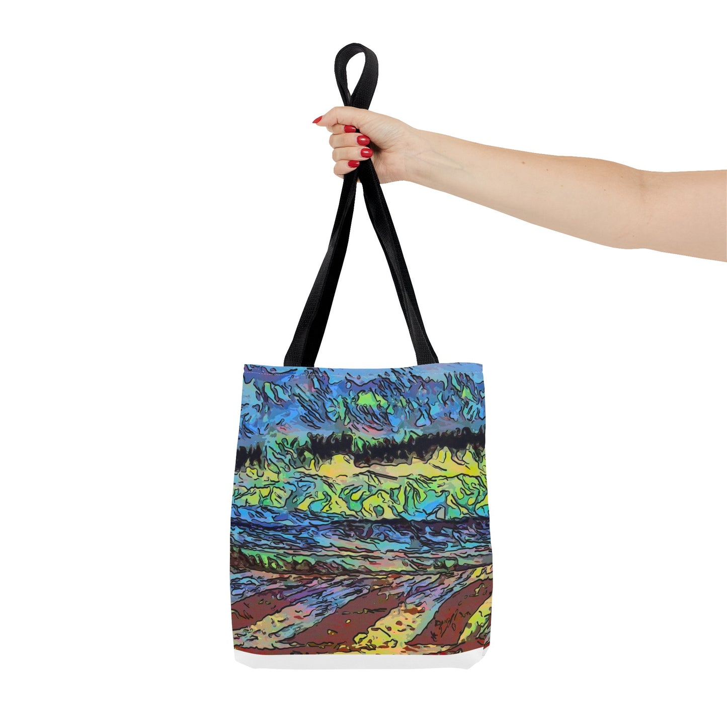 Tote Bag (AOP) ... On-The-Prairie .. "The Storm Is Brewing" ... Central Idaho: November 2023 ... Original Works ...