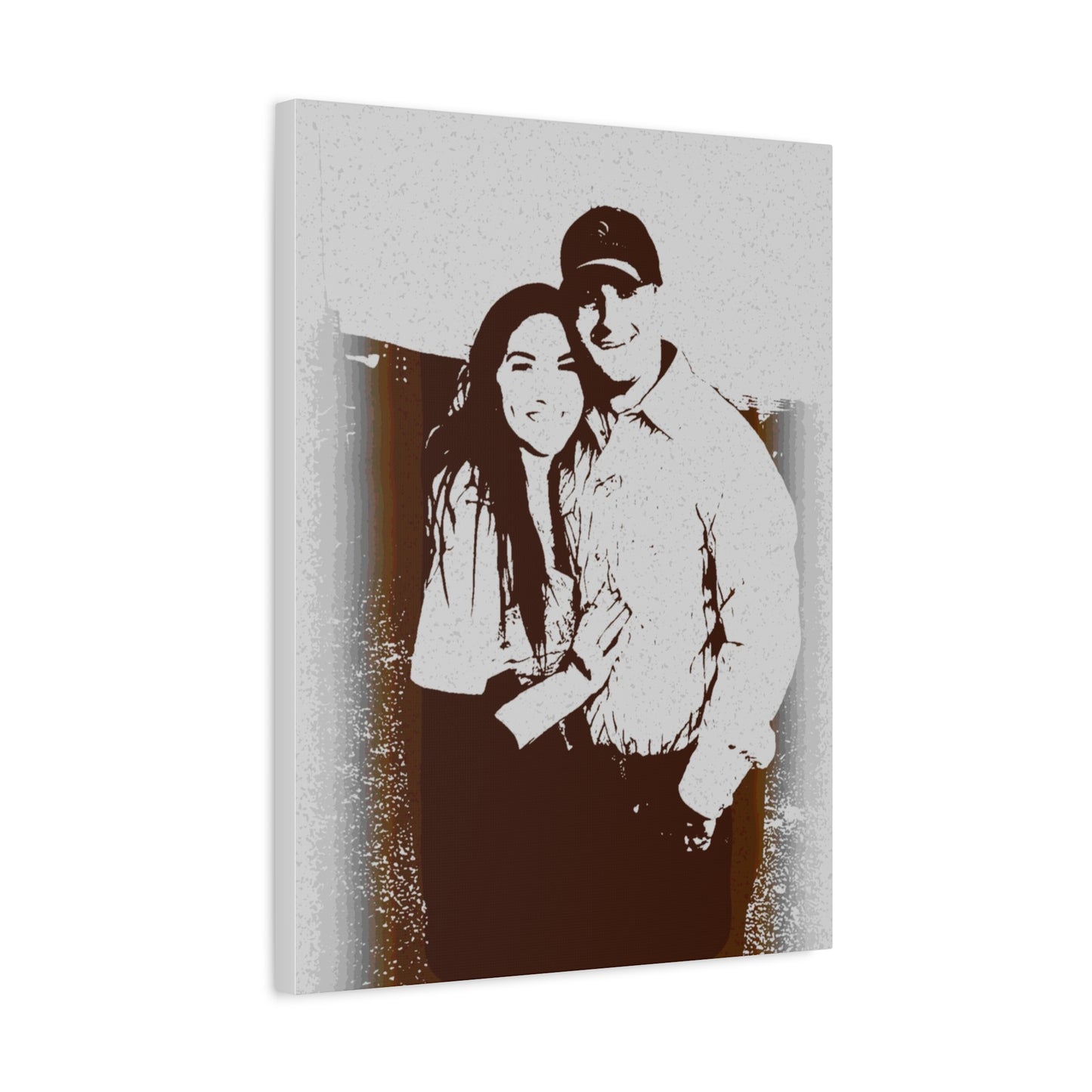 Matte Canvas, Stretched, 1.25" ... "The Best Of Friends" ... Original Works ... December 2023 ... Central Idaho, USA.
