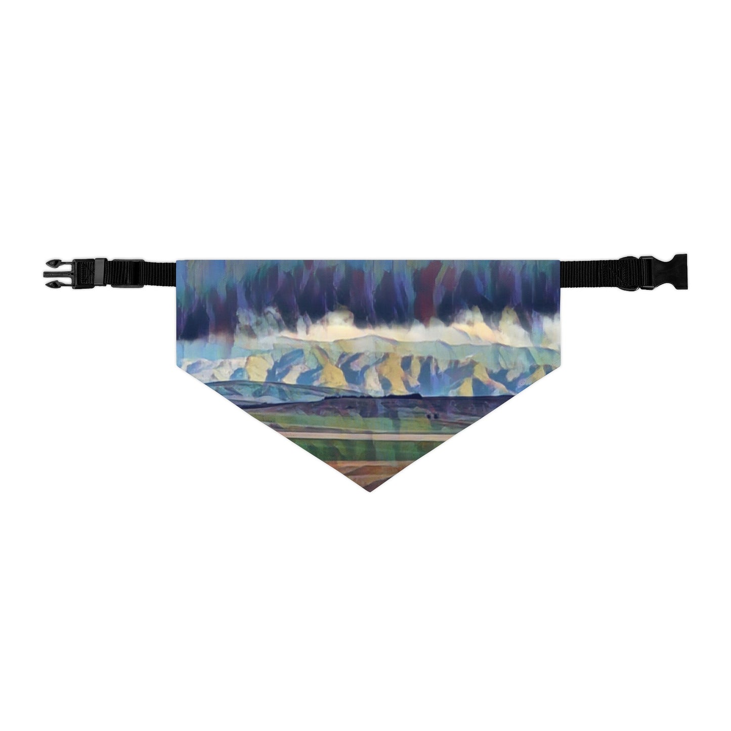 Pet Bandana Collar ... On-The-Prairie .. "The Storm Is Brewing" ... Central Idaho: November 2023 ... Original Works  ...