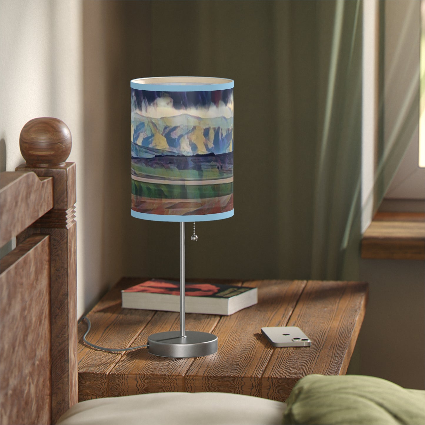 Lamp on a Stand, US|CA plug ...  On-The-Prairie .. "The Storm Is Brewing" ... Central Idaho: November 2023 ... Original Works ...