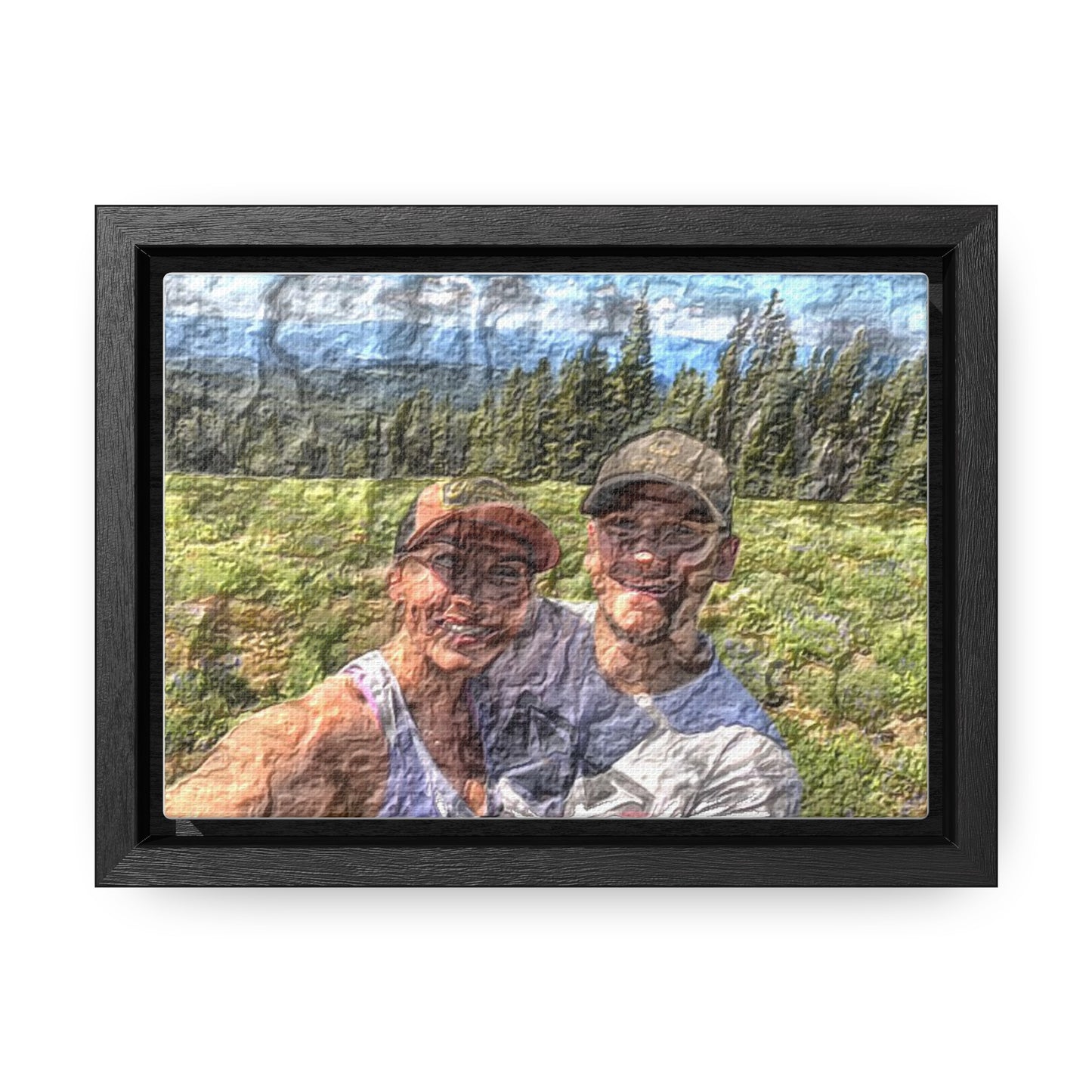 Gallery Canvas Wraps, Horizontal Frame ... "The Best Of Friends" ... Original Works ... December 2023 ... Central Idaho, USA.