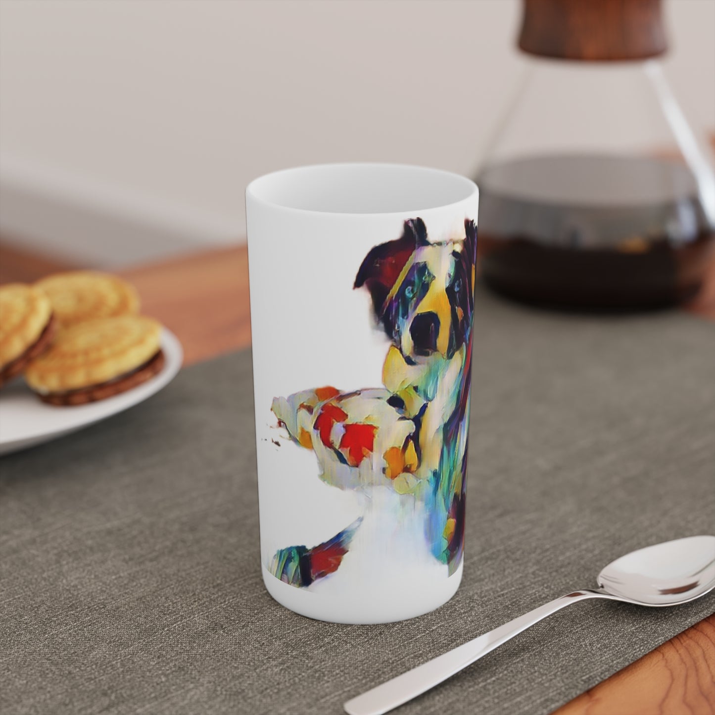 Conical Coffee Mugs (3oz, 8oz, 12oz) ... Ozzie-Hippensteel ... "Don't Cry Now ... Dry-Your_Eyes ... On The Wind". Oriignal Works. May 2023.