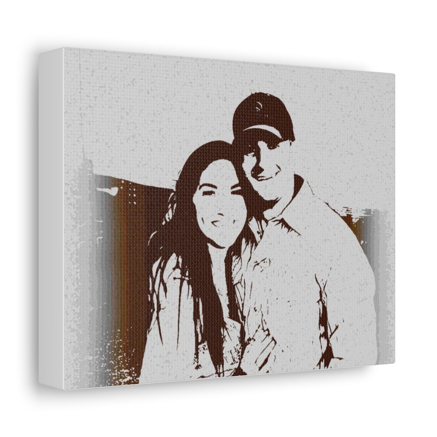 Satin Canvas, Stretched ... "The Best Of Friends" ... Original Works ... December 2023 ... Central Idaho, USA.