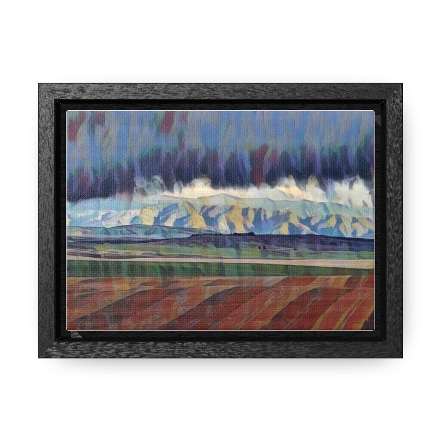 Gallery Canvas Wraps, Horizontal Frame ... On-The-Prairie .. "The Storm Is Brewing" ... Central Idaho: November 2023 ... Original Works ...