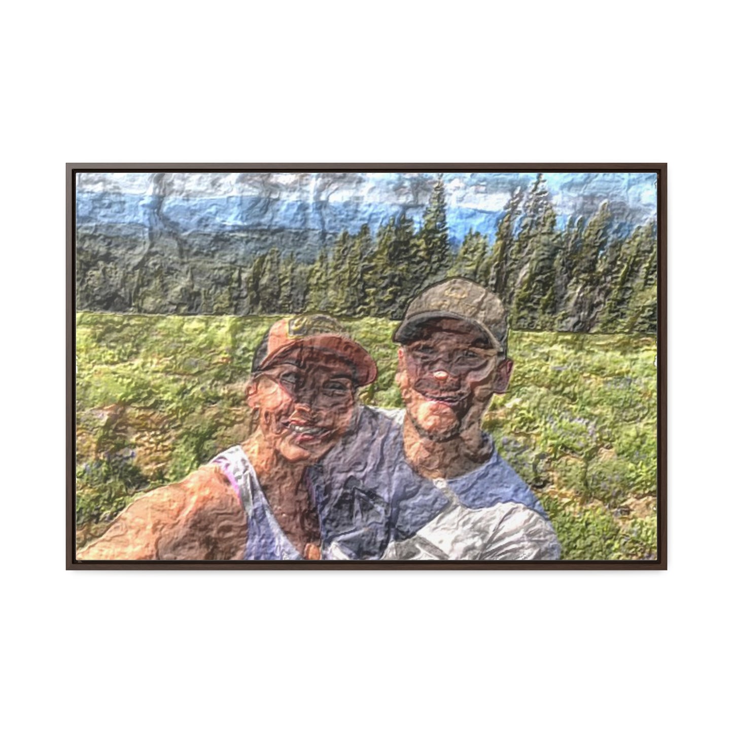 Gallery Canvas Wraps, Horizontal Frame ... "The Best Of Friends" ... Original Works ... December 2023 ... Central Idaho, USA.