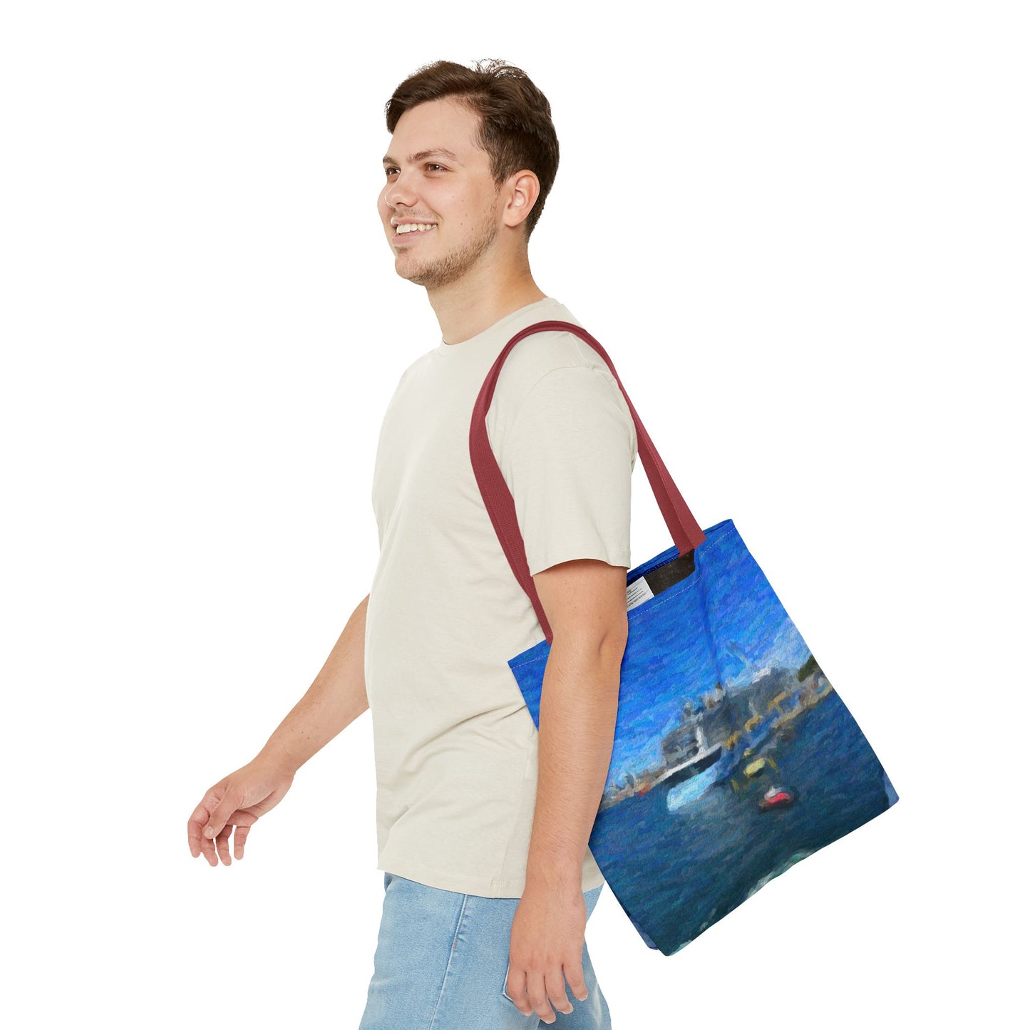 Tote Bag (AOP) ... Into Vancouver Harbor We Arrive: Celebrity Edge-Cruise ... Vancouver, British Columbia ... June 2024 ... Original Works