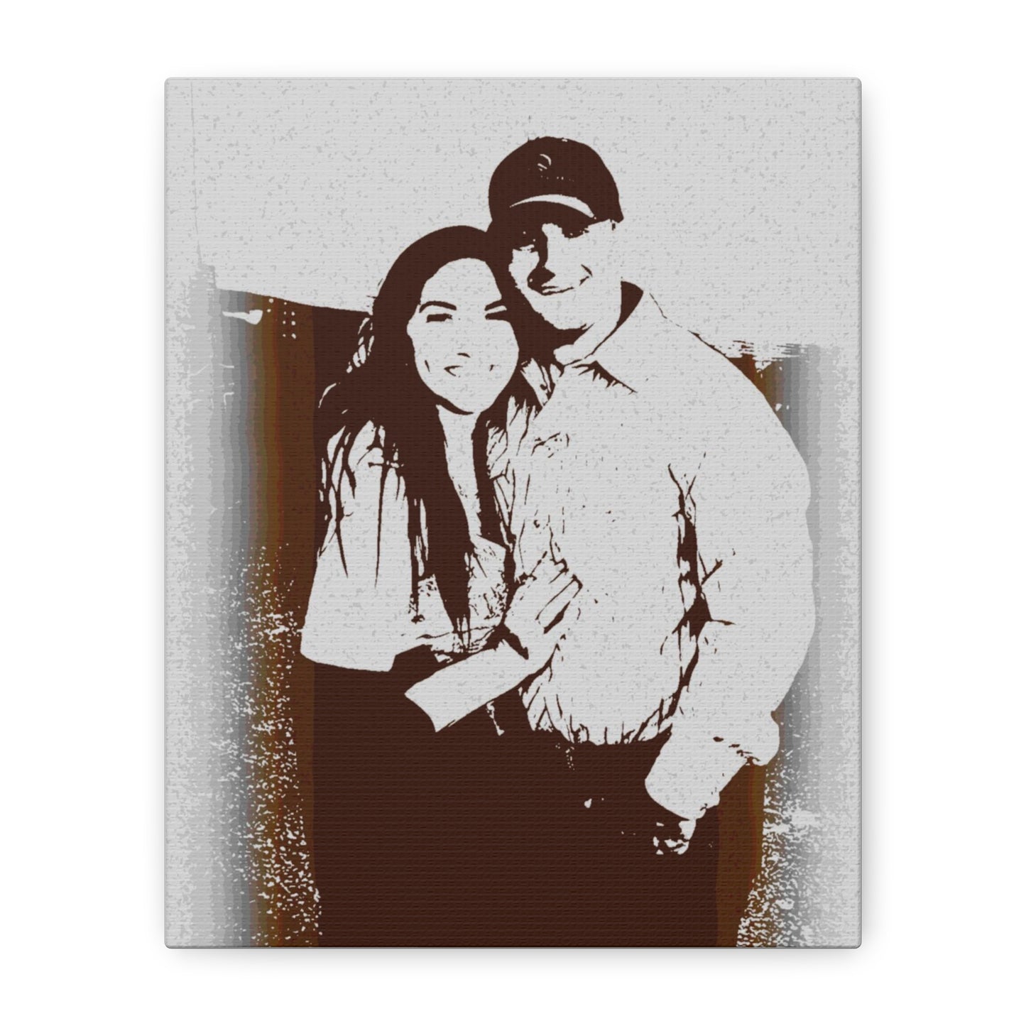 Matte Canvas, Stretched, 1.25" ... "The Best Of Friends" ... Original Works ... December 2023 ... Central Idaho, USA.