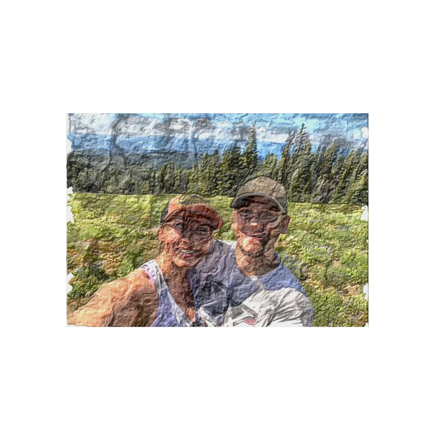 Aluminum Composite Panels ... "The Best Of Friends" ... Original Works ... December 2023 ... Central Idaho, USA.
