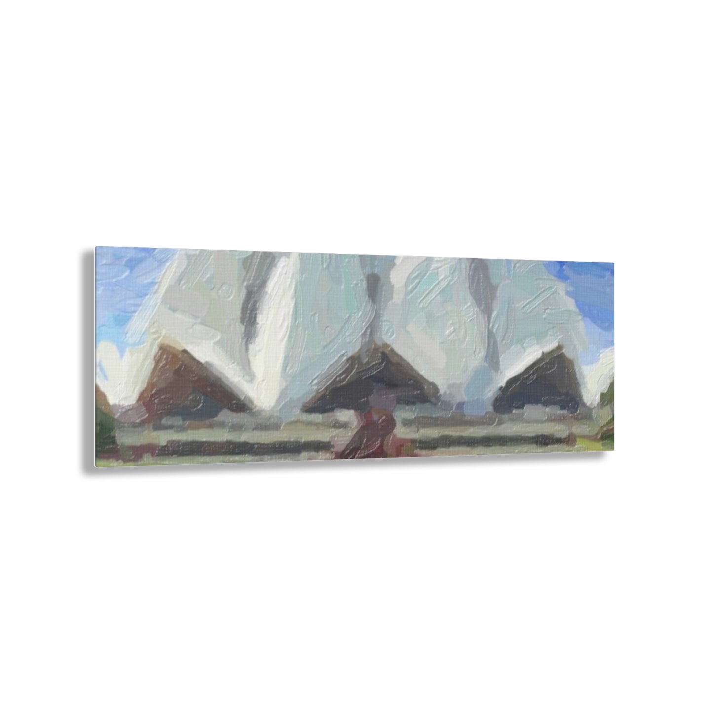 Acrylic Prints ... Bahai'i-House-Of-Worship ... "New Delhi's World-Famous Lotus Temple" ... Original Works ...  Delhi, India: Circa 2003-2007 ...