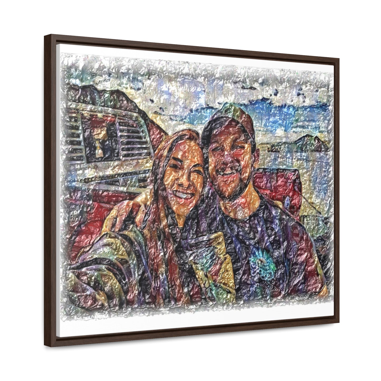 Gallery Canvas Wraps, Horizontal Frame ... "The Best Of Friends" ... Original Works ... December 2023 ... Central Idaho, USA.