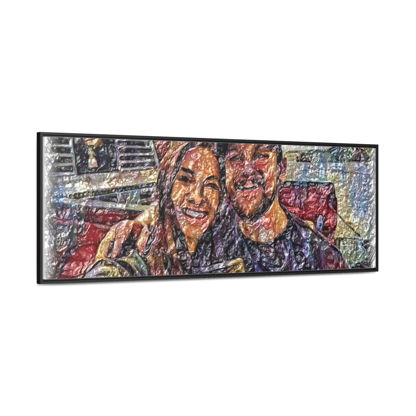 Gallery Canvas Wraps, Horizontal Frame ... "The Best Of Friends" ... Original Works ... December 2023 ... Central Idaho, USA.