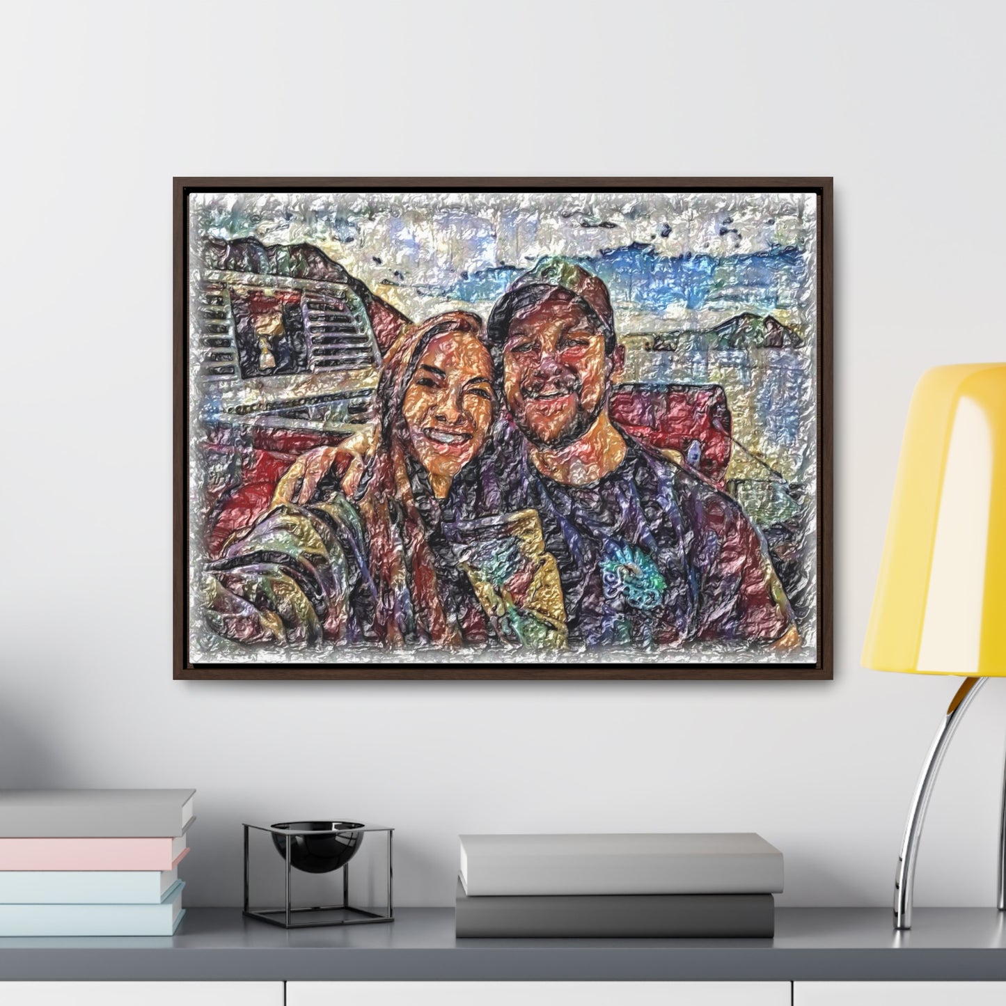 Gallery Canvas Wraps, Horizontal Frame ... "The Best Of Friends" ... Original Works ... December 2023 ... Central Idaho, USA.