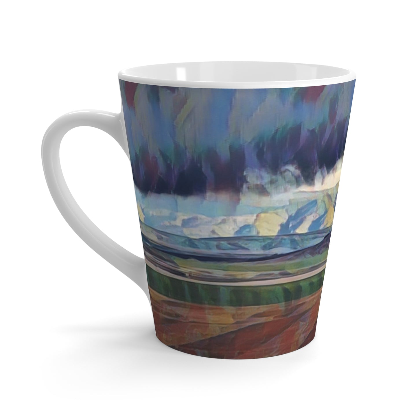 Latte Mug ...  On-The-Prairie .. "The Storm Is Brewing" ... Central Idaho: November 2023 ... Original Works ...