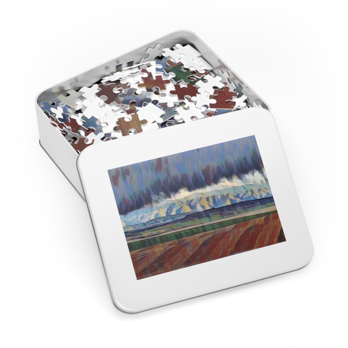 Jigsaw Puzzle (30, 110, 252, 500,1000-Piece) ... On-The-Prairie .. "The Storm Is Brewing" ... Central Idaho: November 2023 ... Original Works ...