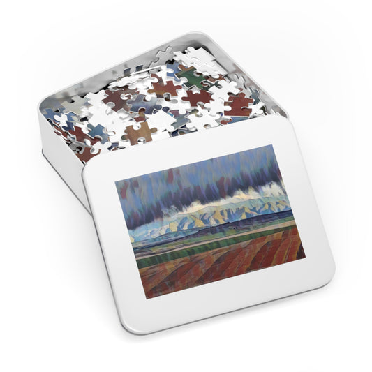 Jigsaw Puzzle (30, 110, 252, 500,1000-Piece) ... On-The-Prairie .. "The Storm Is Brewing" ... Central Idaho: November 2023 ... Original Works ...