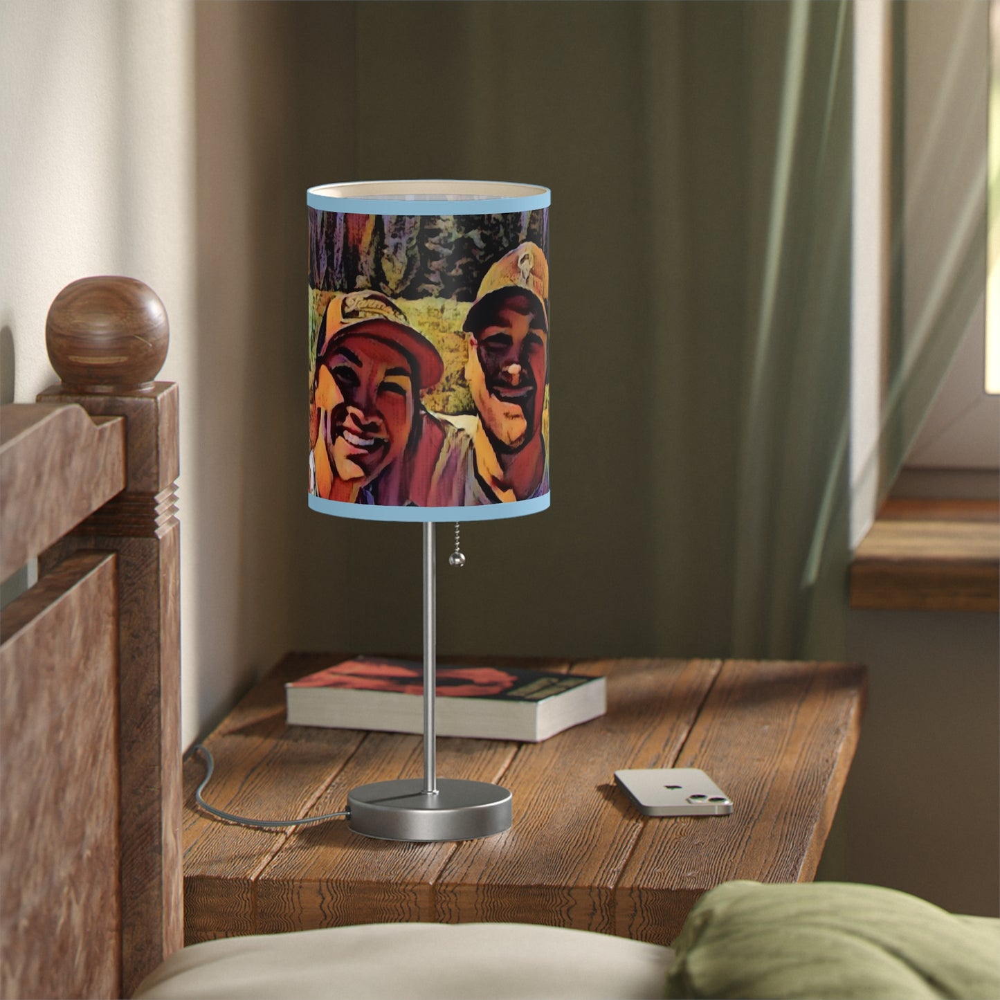 Lamp on a Stand, US|CA plug ... "The Best Of Friends" ... Original Works ... December 2023 ... Central Idaho, USA.