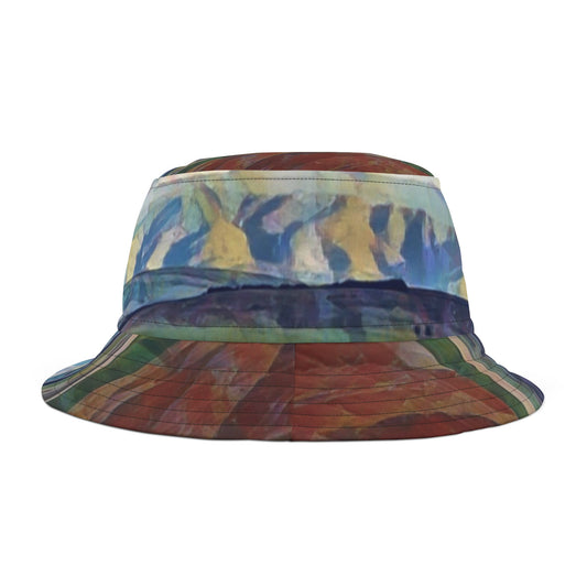 Bucket Hat (AOP) ...  On-The-Prairie .. "The Storm Is Brewing" ... Central Idaho: November 2023 ... Original Works ...