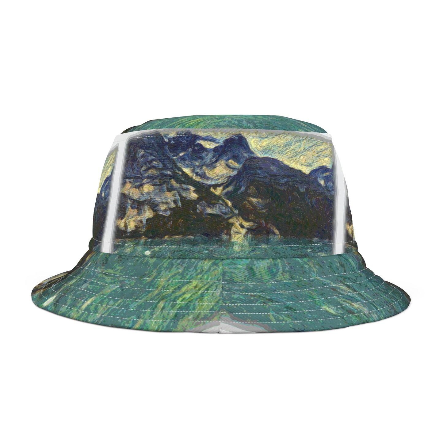 Bucket Hat (AOP) ... Tracy Arm Fjord ... South Of Skagway, Alaska ... Summer: June 2024 ... Original Works ...