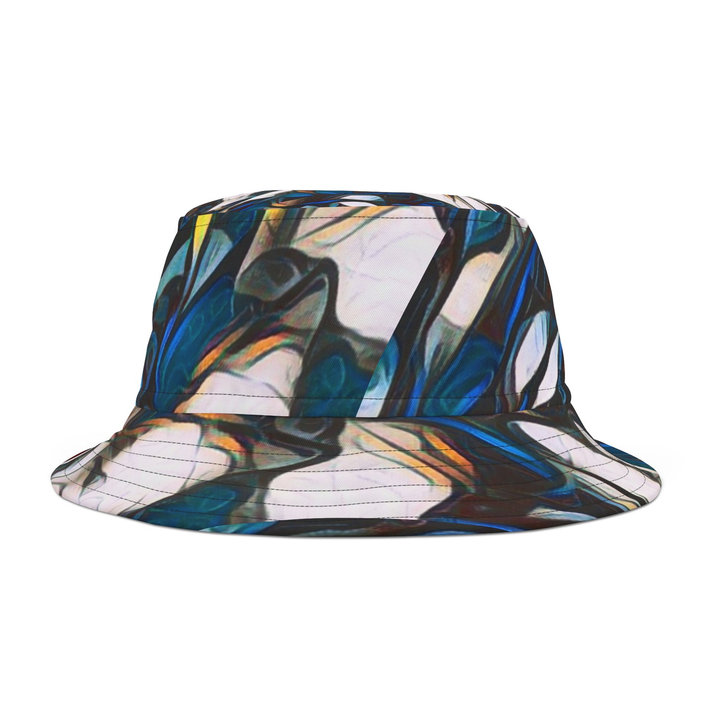 Bucket Hat (AOP) ... A Wonderful Potpourri Of Abstracts & Colors! ... "Wear Your Hat With Joy" ... Original Works ...