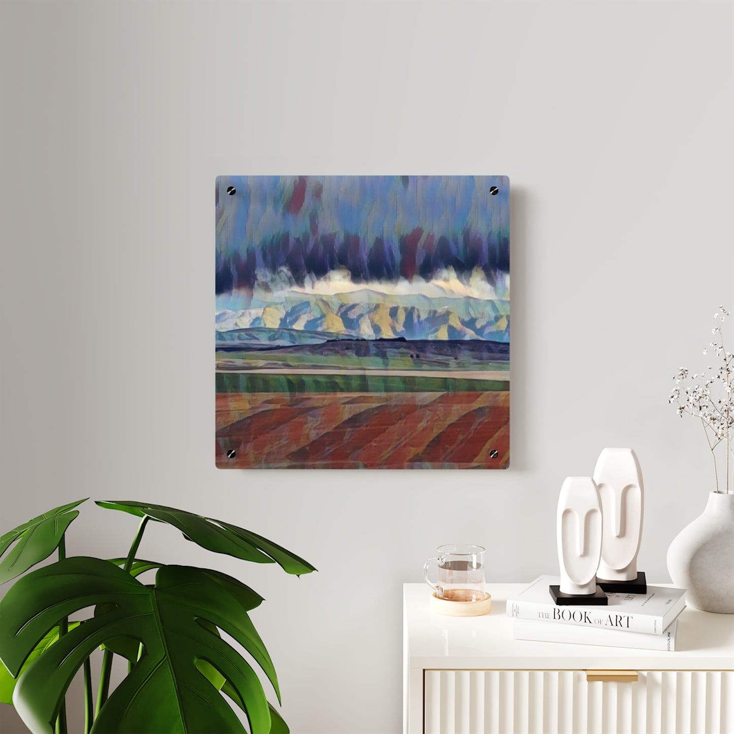 Acrylic Wall Art Panels ... On-The-Prairie .. "The Storm Is Brewing" ... Central Idaho: November 2023 ... Original Works ...