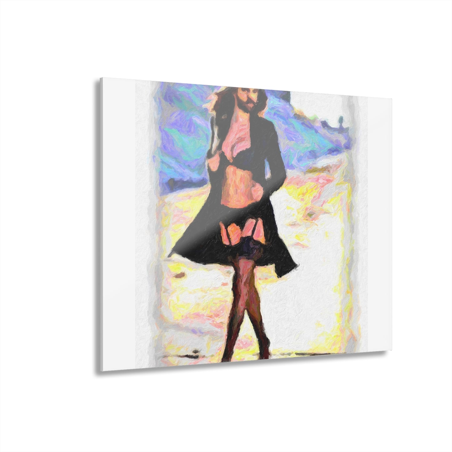 Acrylic Prints (French Cleat Hanging) ... The Low Spark of High_HEELED_Boys ... 'Garterbelt & Bra Inclusive!' ... Original Works ...