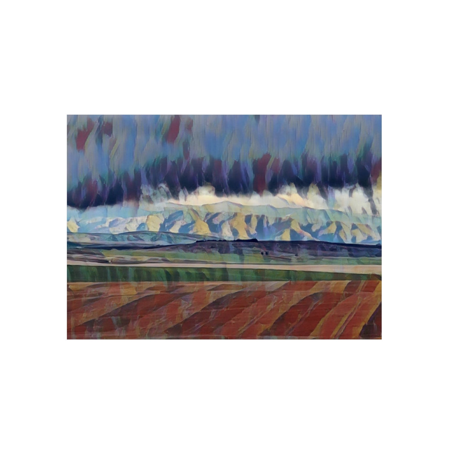 Aluminum Composite Panels ... On-The-Prairie .. "The Storm Is Brewing" ... Central Idaho: November 2023 ... Original Works ...