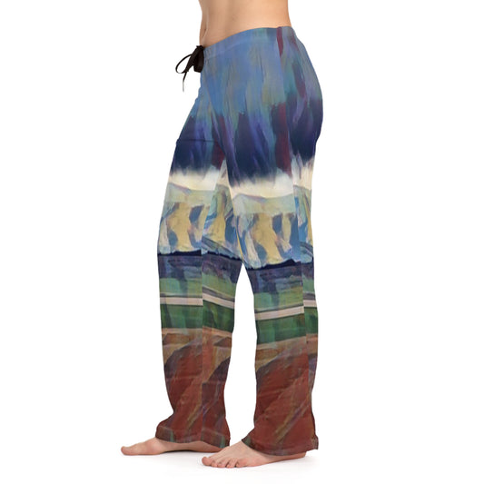 Women's Pajama Pants (AOP) ... On-The-Prairie .. "The Storm Is Brewing" ... Central Idaho: November 2023 ... Original Works ...