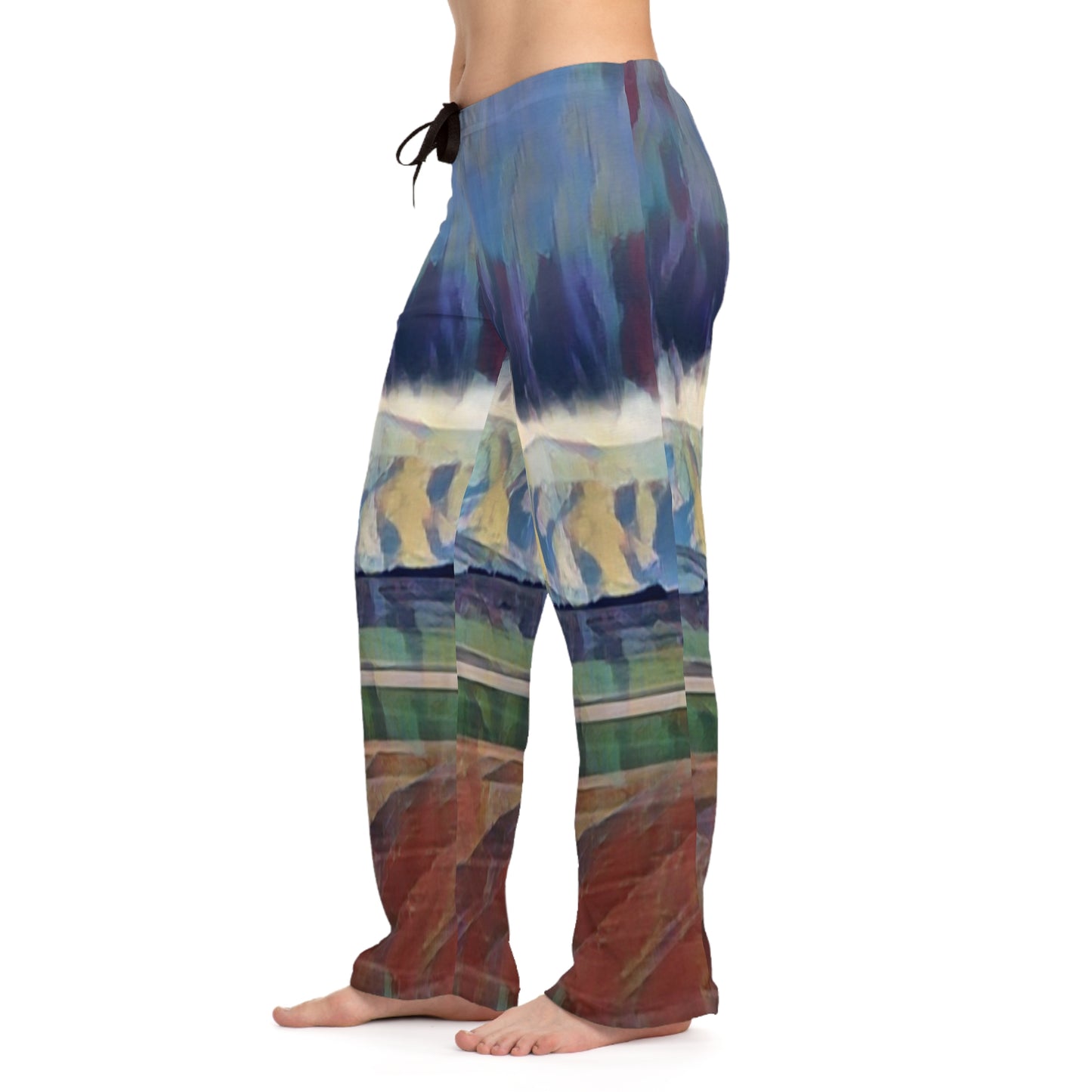 Women's Pajama Pants (AOP) ... On-The-Prairie .. "The Storm Is Brewing" ... Central Idaho: November 2023 ... Original Works ...