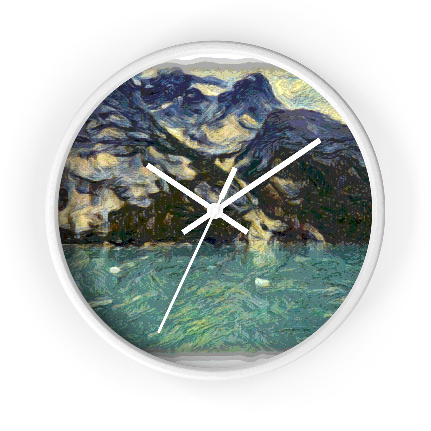 Wall Clock ... Tracy Arm Fjord ... South Of Skagway, Alaska ... Summer: June 2024 ... Original Works ...