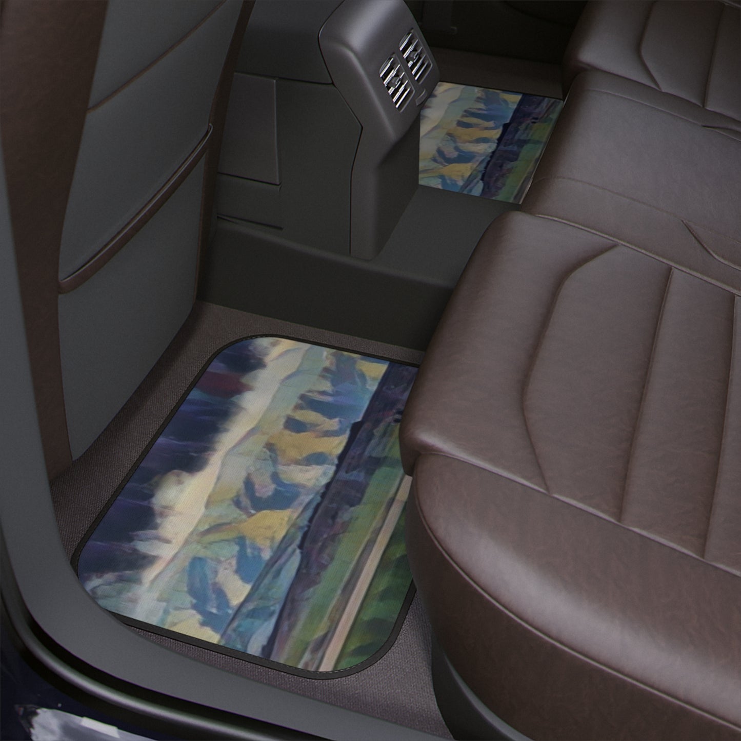 Car Floor Mats, 1pc ... On-The-Prairie .. "The Storm Is Brewing" ... Central Idaho: November 2023 ... Original Works ...