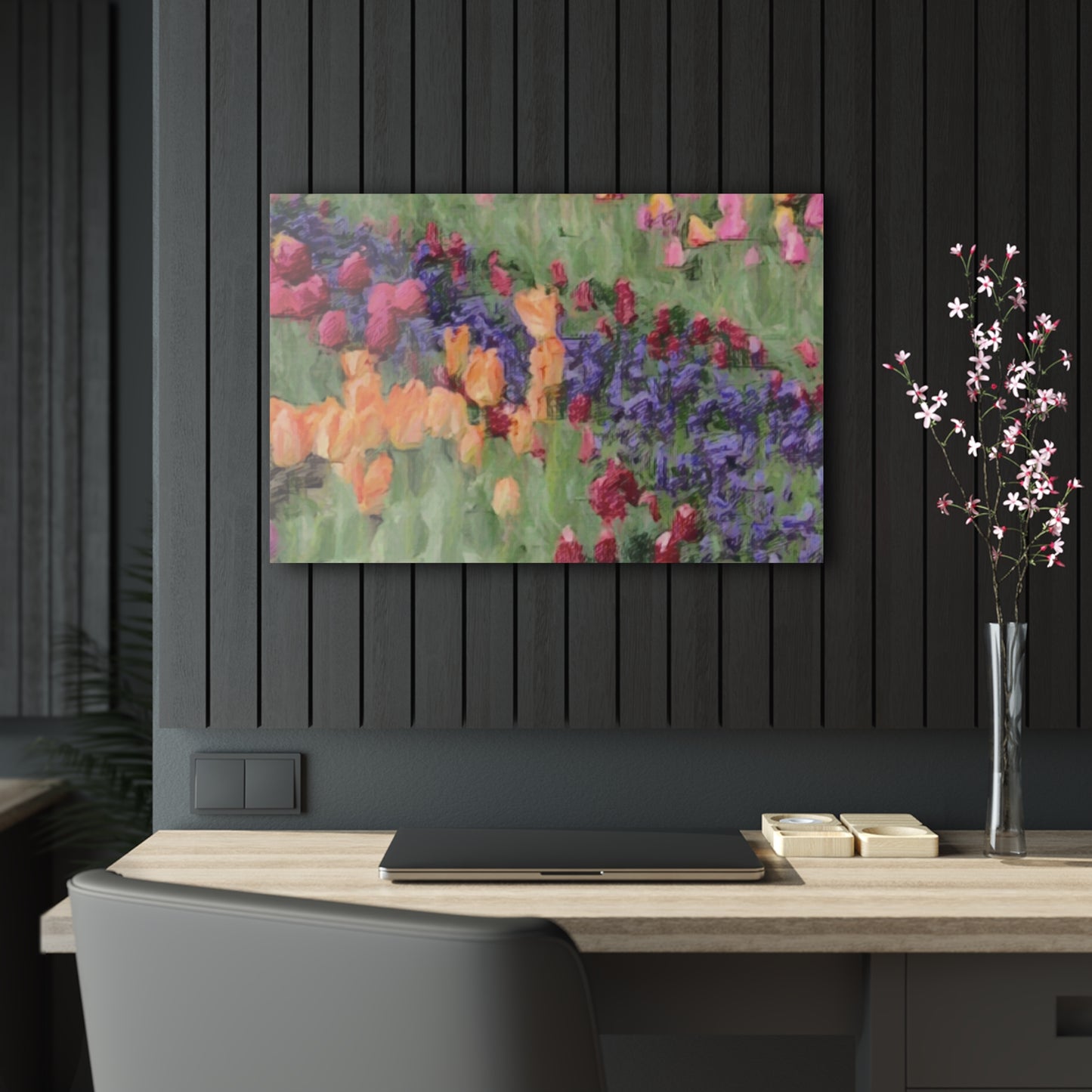 Acrylic Prints ... Skagit Valley Tulips ... Skagit Valley, Washington ... Family Archives ... Original Works ... Circa 1980's ...