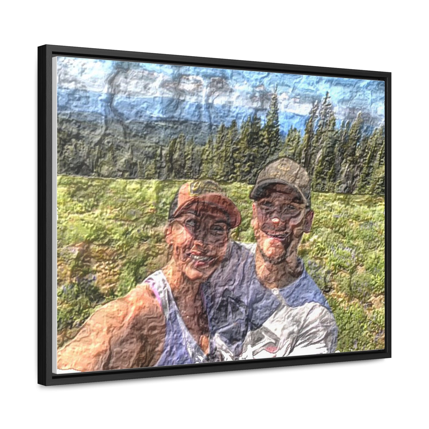 Gallery Canvas Wraps, Horizontal Frame ... "The Best Of Friends" ... Original Works ... December 2023 ... Central Idaho, USA.